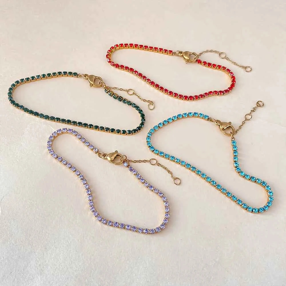 Geburtsstein Armband Edelstahl - Maison Henry & Co.