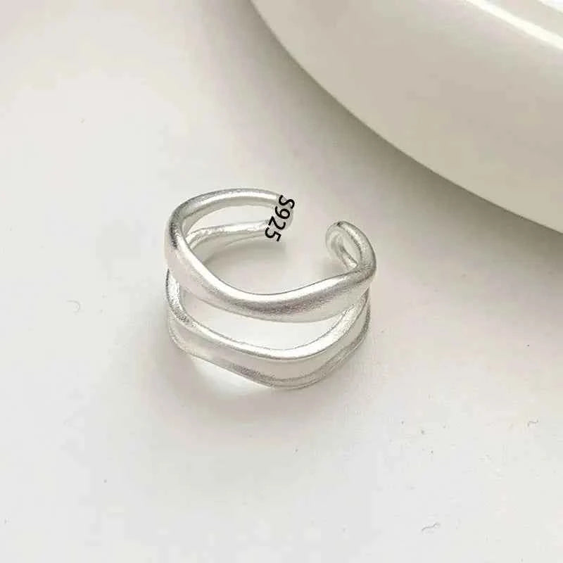 925 Sterling Silver Geometrie Ring